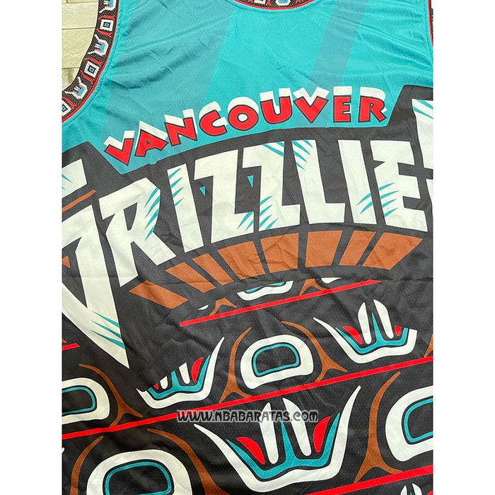 Camiseta Memphis Grizzlies Ja Morant #12 Mitchell & Ness Big Face Verde